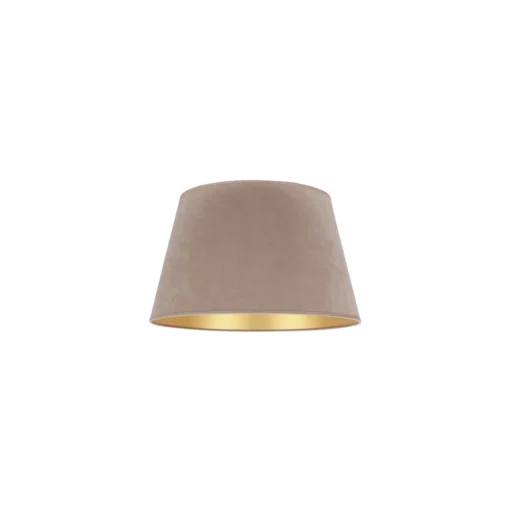 Lampenkap Cone hoogte 18 cm, beige/goud
