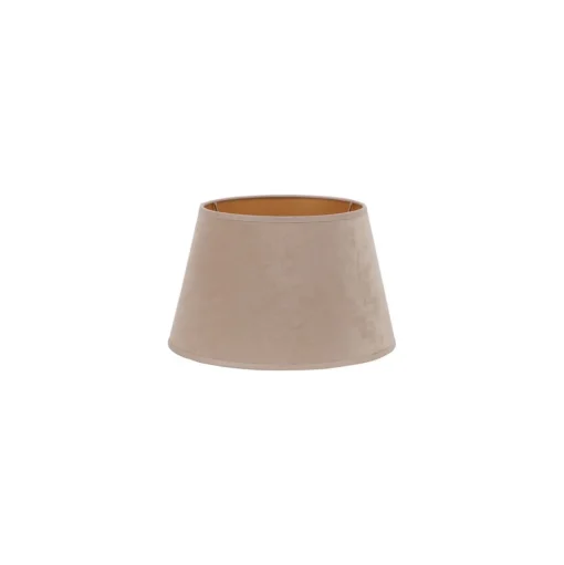 Lampenkap Cone hoogte 18 cm, beige/goud