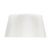 Lampenkap Cone hoogte 22,5 cm, chintz ecru/wit