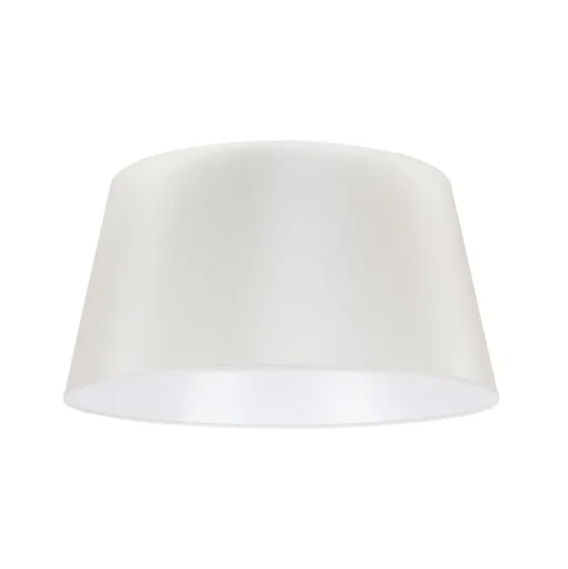 Lampenkap Cone hoogte 22,5 cm, chintz ecru/wit