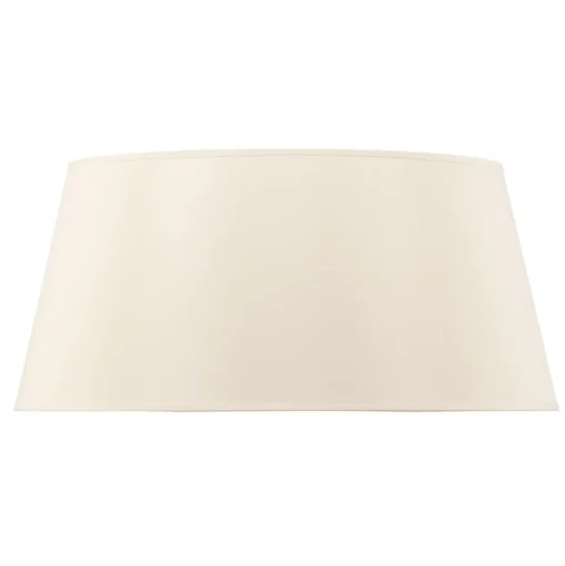 Lampenkap Cone hoogte 22,5 cm, chintz ecru/wit
