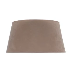 Lampenkap Cone hoogte 22,5 cm, ecru/goud