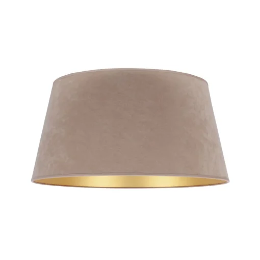 Lampenkap Cone hoogte 25,5 cm, beige/goud