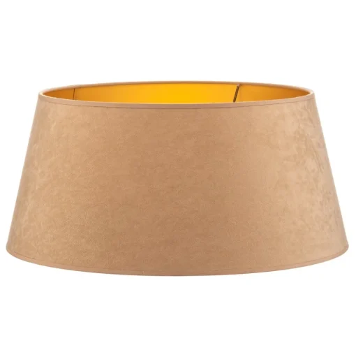 Lampenkap Cone hoogte 25,5 cm, beige/goud