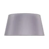 Lampenkap Cone hoogte 25,5 cm, chintz grijs/wit