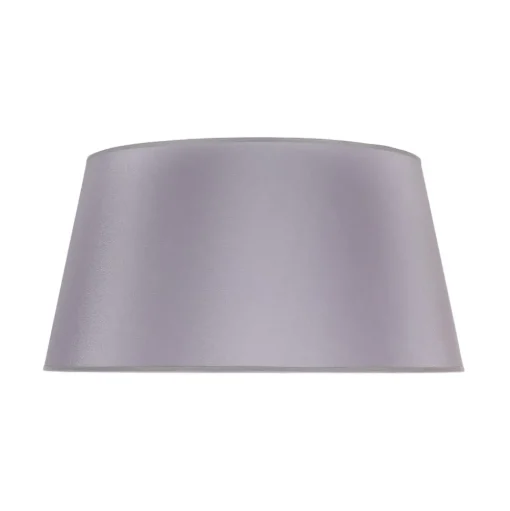 Lampenkap Cone hoogte 25,5 cm, chintz grijs/wit