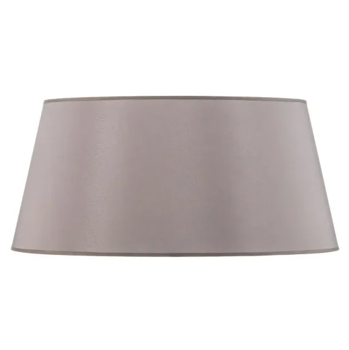 Lampenkap Cone hoogte 25,5 cm, chintz grijs/wit