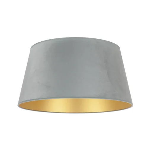 Lampenkap Cone hoogte 22,5 cm, mintgroen/goud