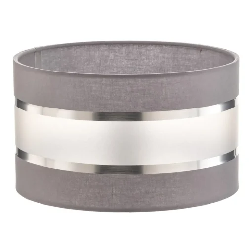 Lampenkap Helen E27 Ø25/hoogte 15cm grijs/zilver