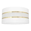 Lampenkap Helen E27 Ø40/hoogte 20cm wit/goud