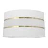 Lampenkap Helen E27 Ø35/hoogte 20 cm wit/goud