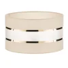 Lampenkap Helen E27 Ø35/hoogte20cm ecru/goud