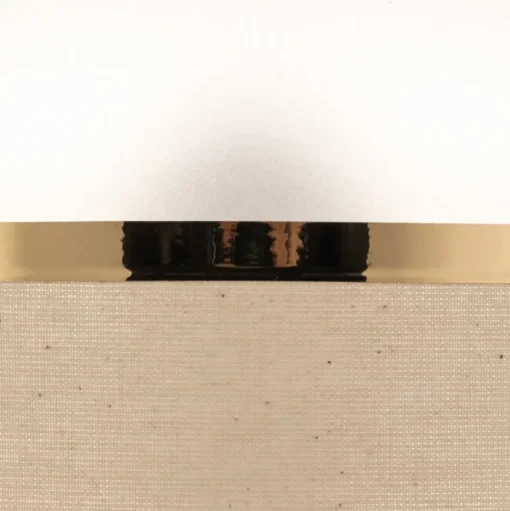 Lampenkap Helen E27 Ø20/hoogte15cm ecru/goud