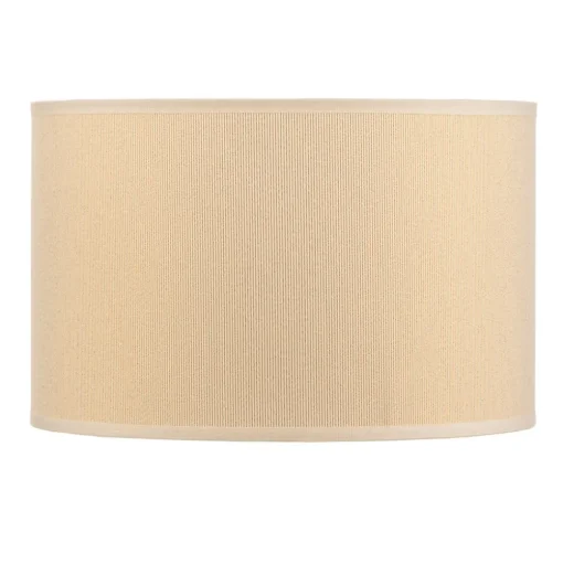Lampenkap Roller Ø 25 cm, ecru/goud