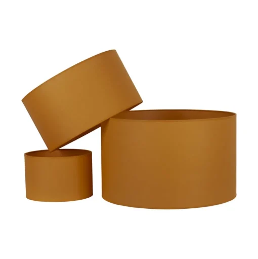 Lampenkap Roller Ø 25 cm, mosterdgeel
