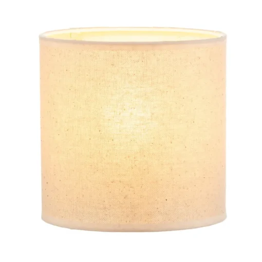 Lampenkap Roller, beige, Ø 15 cm, hoogte 15 cm