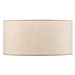 Lampenkap Roller, ecru, jute, Ø 50 cm, hoogte 24 cm