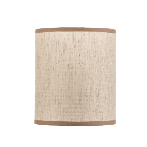 Lampenkap Roller ecru/beige Ø 13 cm hoogte 15 cm