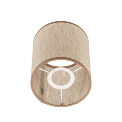 Lampenkap Roller ecru/beige Ø 13 cm hoogte 15 cm
