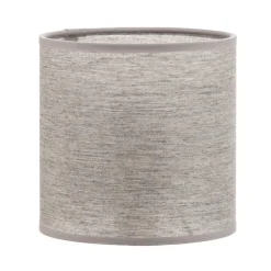 Lampenkap Roller, grijs, Ø 15 cm, hoogte 15 cm