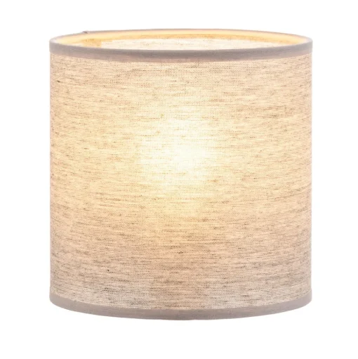 Lampenkap Roller, grijs, Ø 15 cm, hoogte 15 cm
