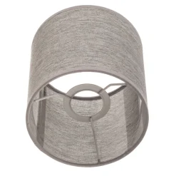 Lampenkap Roller, grijs, Ø 15 cm, hoogte 15 cm