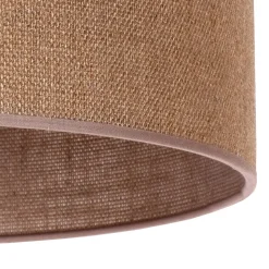 Lampenkap Roller, lichtbruin, Ø 40 cm, hoogte 22 cm
