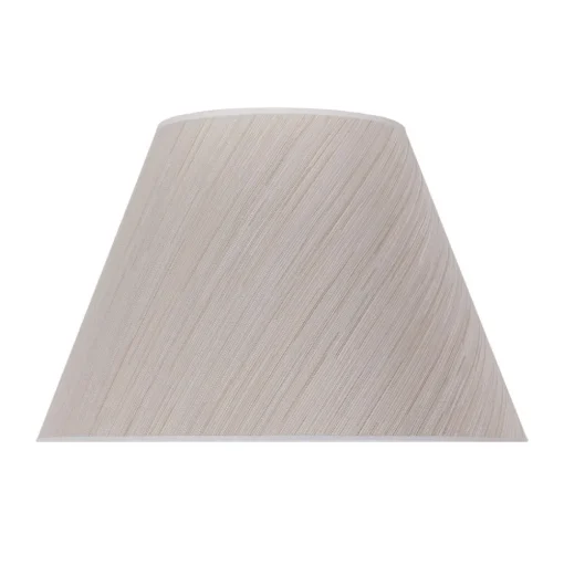 Lampenkap Sofia hoogte 31 cm, wit/goud gestreept