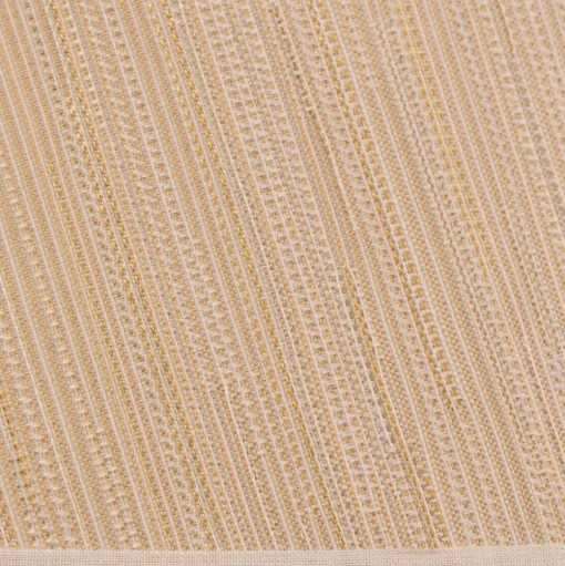 Lampenkap Sofia hoogte 31 cm, wit/goud gestreept