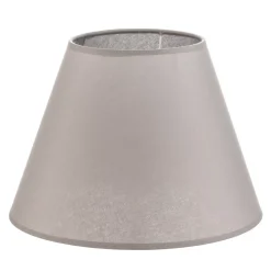 Lampenkap Sofia hoogte 21 cm, grijs/wit
