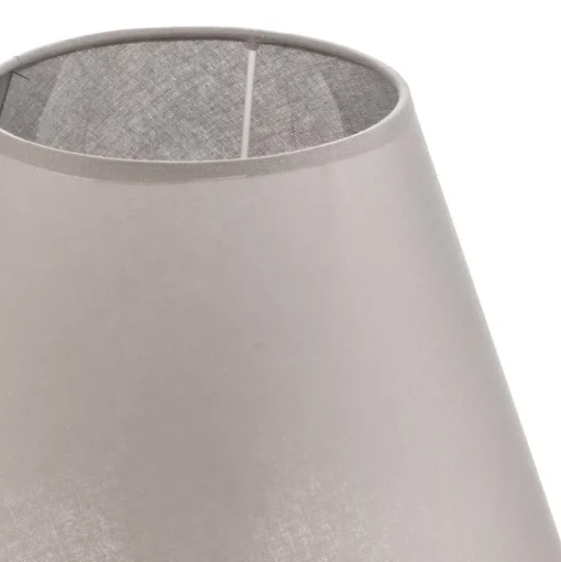 Lampenkap Sofia hoogte 21 cm, grijs/wit