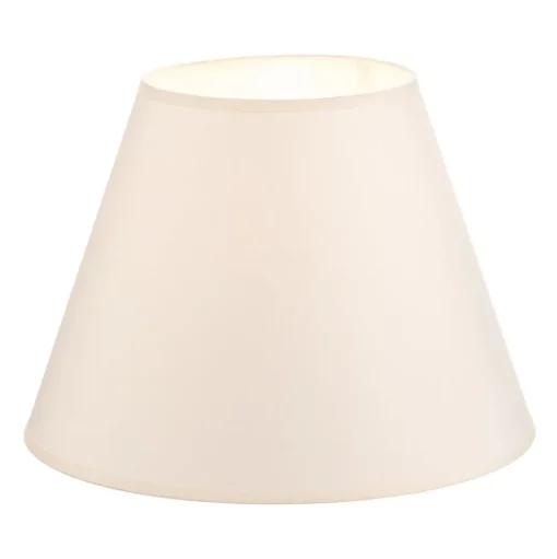 Lampenkap Sofia hoogte 21 cm, ecru/wit