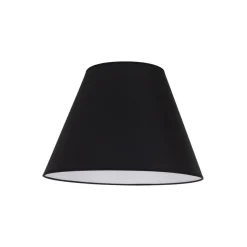Lampenkap Sofia hoogte 26 cm, zwart/wit