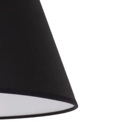 Lampenkap Sofia hoogte 26 cm, zwart/wit