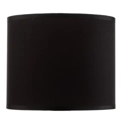 Lampenkap Soho, zwart/goud, textiel, Ø 18 cm
