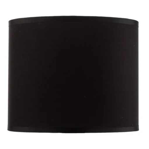 Lampenkap Soho, zwart/goud, textiel, Ø 18 cm