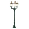 3-lamps lantaarnpaal Parijs, zwart