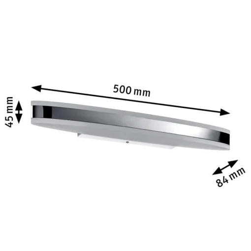 Langwerpige LED wandlamp Kuma