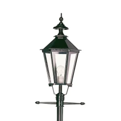 Lantaarnpaal Manchester 1-lamp zwart