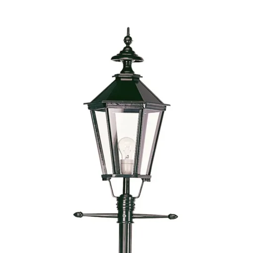 Lantaarnpaal Manchester 1-lamp zwart