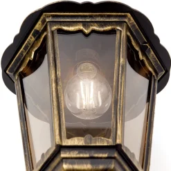 Lantaarnvormige buitenwandlamp Fabio, hangend