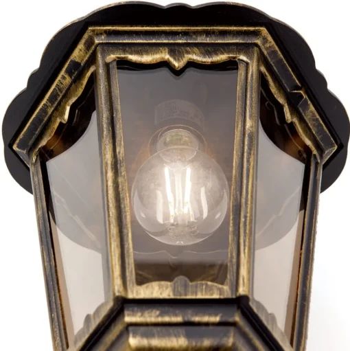 Lantaarnvormige buitenwandlamp Fabio, hangend