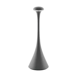 LED accu-tafellamp Nudrop, IP54, grafietgrijs