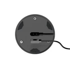 LED accu-tafellamp Nudrop, IP54, grafietgrijs