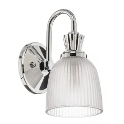LED badk wandlamp Cora m gl lampenkap, m 1 lampje