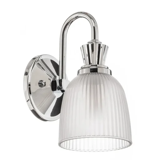 LED badk wandlamp Cora m gl lampenkap, m 1 lampje