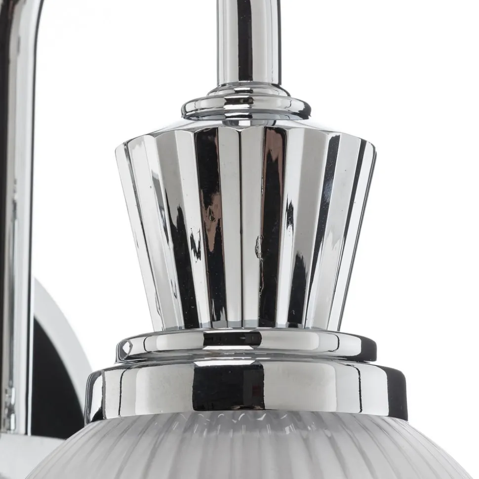 LED badk wandlamp Cora m gl lampenkap, m 1 lampje