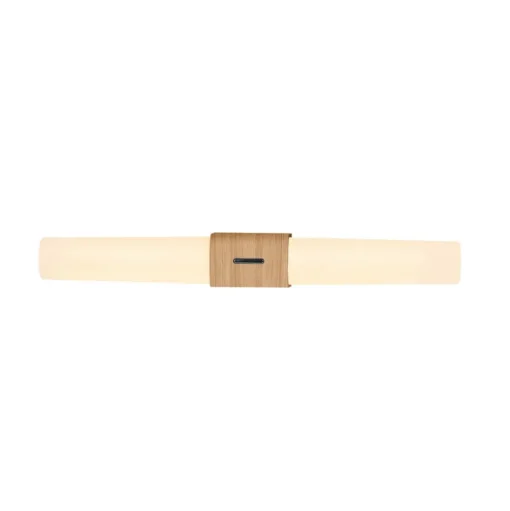 LED badkamer wandlamp Helva Double Basic houtdecor