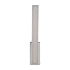 LED badkamer wandlamp Lucande, 32 cm hoog, chroom, IP44