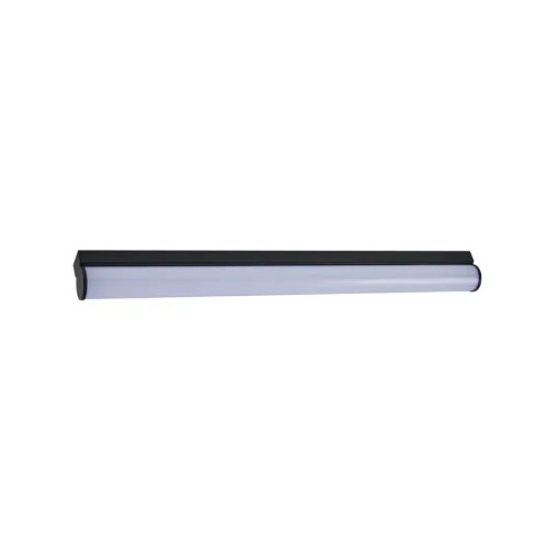 LED badkamer wandlamp Vilmara, zwart, metaal, IP44